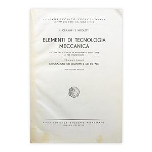 Giuliano & Nicoletti - Elementi di tecnologia meccanica