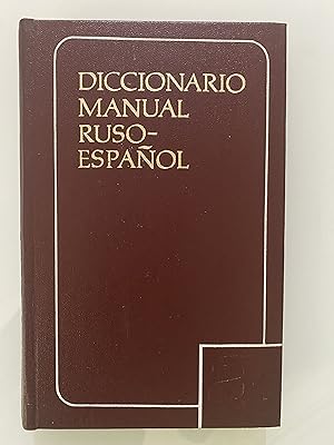 Dicionario Manual Ruso-Español