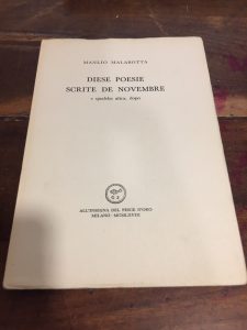 Seller image for DIESE POESIE SCRITE DE NOVEMBRE for sale by AL VECCHIO LIBRO