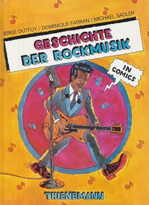 Bild des Verkufers fr Geschichte der Rockmusik in Comics. Aus dem Franzsischen bersetzt von Bernd Binkle, Grard Hrin und Hartmuth Selke. zum Verkauf von ANTIQUARIAT ERDLEN