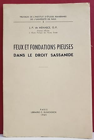 Bild des Verkufers fr Feux et fondations pieuses dans le droi sassanide zum Verkauf von Moe's Books