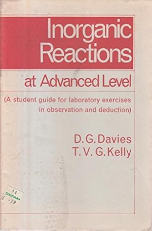 Imagen del vendedor de Inorganic Reactions at Advanced Level a la venta por WeBuyBooks