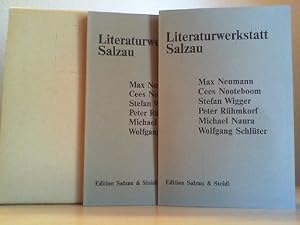 Bild des Verkufers fr Literaturwerkstatt Salzau. Max Neumann * Cees Nooteboom * Stefan Wigger * Peter Rhmkorf * Michael Naura * Wolfgang Schlter. [Buchausgabe mit 3 Compact Discs]. 25. - 27. November 1993. zum Verkauf von Antiquariat im Schloss