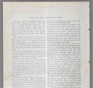 Seller image for The Col. Bill Williams Mine for sale by Legacy Books II