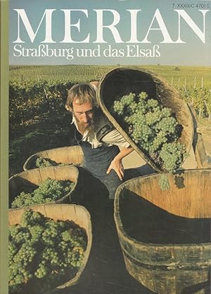 Bild des Verkufers fr Straburg und das Elsa - Merian Heft 7/1980 - 33. Jahrgang zum Verkauf von Versandantiquariat Nussbaum