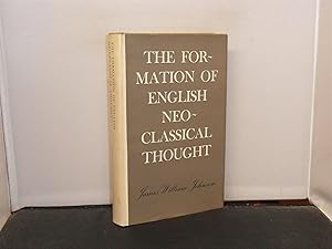 The Formation of English Neo-Classical Thought