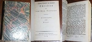 Bild des Verkufers fr Schriften zur rmischen Literatur Herausgegeben von Heyne; Terpsichore 1795 Herausgegeben von Johann Georg Mller zum Verkauf von Antiquariat im OPUS, Silvia Morch-Israel