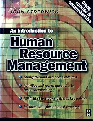 Bild des Verkufers fr An Introduction to Human Resource Management zum Verkauf von books4less (Versandantiquariat Petra Gros GmbH & Co. KG)