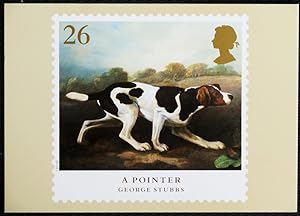Seller image for George Stubbs Artist A Pointer Dog Royal Mail Postcard Issued 1991 for sale by Postcard Anoraks