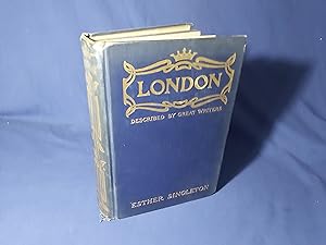 Image du vendeur pour London,As seen and Described by Famous Writers(Hardback,1902) mis en vente par Codex Books