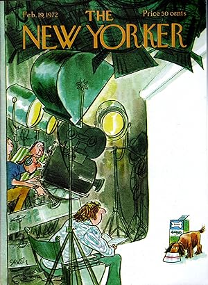 Bild des Verkufers fr The New Yorker Magazine, February 19, 1972 zum Verkauf von Dorley House Books, Inc.