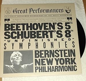Imagen del vendedor de Beethoven: Symphony No. 5 In C Minor, OP. 67 / Schubert: Symphony No. 8 In B Minor, "Unfinished"[Audio][Vinyl][Sound Recording] a la venta por The Librarian's Books