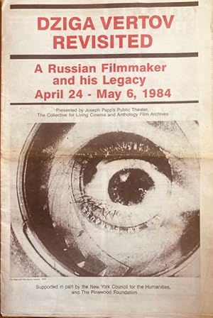 Dziga Vertov Revisited - A Russian Filmmaker and His Legacy --- April 24-May 6, 1984