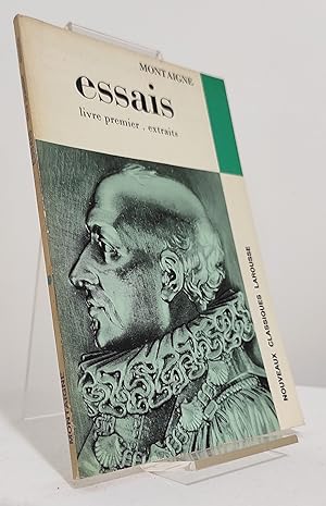 Essais. Livre premier