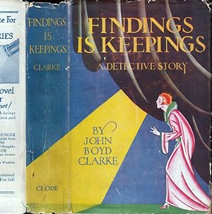 Immagine del venditore per Findings is Keepings venduto da Babylon Revisited Rare Books