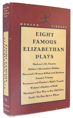 Seller image for Eight Famous Elizabethan Plays. for sale by The Bookworm