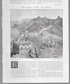 Imagen del vendedor de The Great Wall Of China / A Winter Ride To The Great Wall Of China a la venta por Legacy Books II