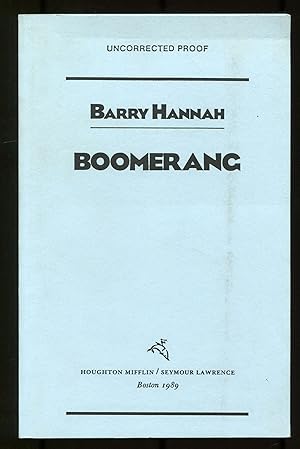 Image du vendeur pour Boomerang mis en vente par Between the Covers-Rare Books, Inc. ABAA