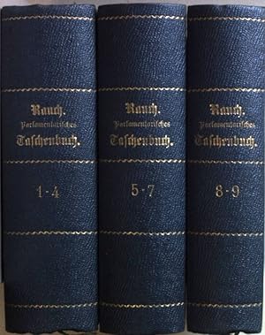 Bild des Verkufers fr Parlamentarisches Taschenbuch (9 Lieferungen in 3 Bchern) zum Verkauf von books4less (Versandantiquariat Petra Gros GmbH & Co. KG)