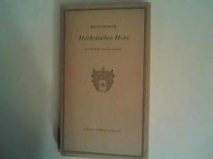 Image du vendeur pour Herbstliches Herz. Zwei Goethe-Novellen mis en vente par ANTIQUARIAT FRDEBUCH Inh.Michael Simon