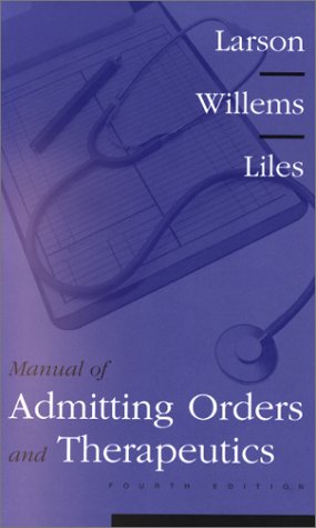 Imagen del vendedor de MANUAL OF ADMITTING ORDERS AND T a la venta por Reliant Bookstore