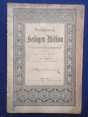 Seller image for Denkpfennig der Heiligen Mission bei St. Rochus und Sebastian auf der Landstrae in Wien vom 15. bis 30. Mrz 1890. for sale by Antiquariat Klabund Wien