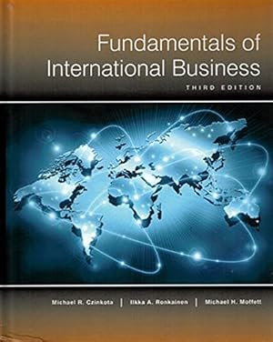 Bild des Verkufers fr Fundamentals of International Business-3rd ed zum Verkauf von WeBuyBooks