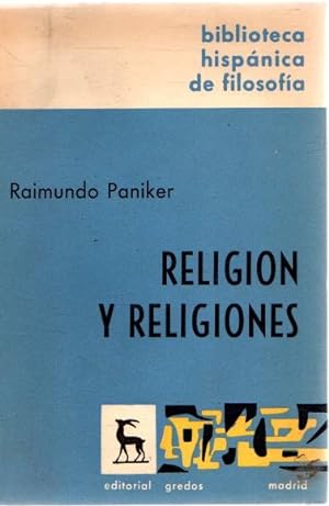 Imagen del vendedor de Religión y religiones . a la venta por Librería Anticuaria Astarloa