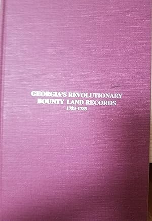 Immagine del venditore per Georgia Revolutionary Bounty Land Records venduto da Fantastic Book Discoveries