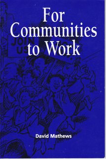 For Communities to Work
