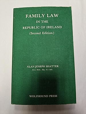 Immagine del venditore per Family Law in the Republic of Ireland (Second Edition) venduto da ccbooksellers