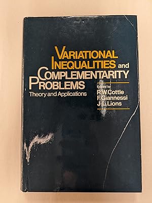 Image du vendeur pour Variational Inequalities and Complementarity Problems: Theory and Applications mis en vente par ccbooksellers