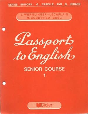 Seller image for Passport to English . Senoir Course . 1 for sale by dansmongarage