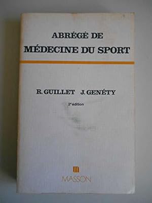 Image du vendeur pour Abrg de mdecine du sport mis en vente par JLG_livres anciens et modernes