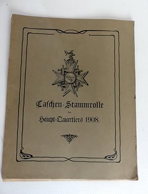 Taschen-Stammrolle des Haupt-Quartiers 1908.