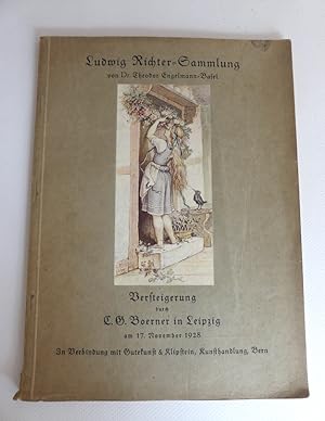 Imagen del vendedor de Sammlung Dr. Theodor Engelmann, Basel. Das Werk Adrian Ludwig Richter. Versteigerung 159. a la venta por Antiquariat Maralt