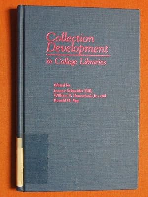 Imagen del vendedor de Collection Development in College Libraries a la venta por GuthrieBooks