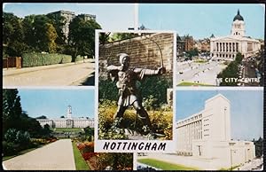 Seller image for Nottingham Mutiview Nottingham University Publisher J. Salmon Postcard for sale by Postcard Anoraks