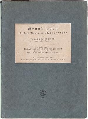 Immagine del venditore per Grundlagen fr das Bauen in Stadt und Land, mit besonderer Rcksicht auf den Wiederaufbau in Ostpreuen. Zweiter Band: Besondere Beispiele. venduto da Graphem. Kunst- und Buchantiquariat