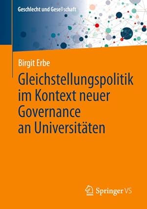 Seller image for Gleichstellungspolitik im Kontext neuer Governance an Universitten for sale by AHA-BUCH GmbH