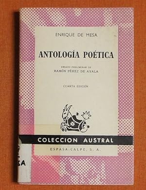 Bild des Verkufers fr Antologia Poetica zum Verkauf von GuthrieBooks