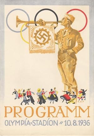 Programm Olympia-Stadion - 10. 8. 1936.