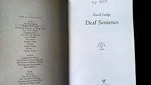 Seller image for Deaf Sentence. for sale by Antiquariat Bookfarm