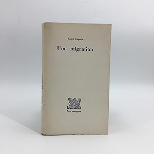 Une Migration suivi de Le Partenaire. Frontispie de Zao Wou-ki, lettre-preface de Rene Char