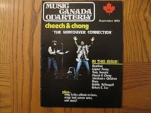 Music Canada Quarterly (MCQ) Magazine September 1973 Summer Issue Volume 2 Number 2
