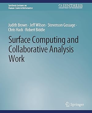Seller image for Surface Computing and Collaborative Analysis Work for sale by moluna