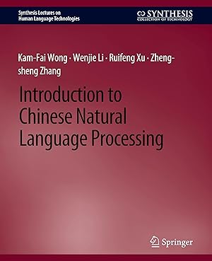 Immagine del venditore per Introduction to Chinese Natural Language Processing venduto da moluna