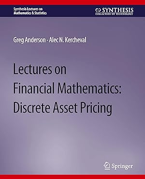 Image du vendeur pour Lectures on Financial Mathematics mis en vente par moluna