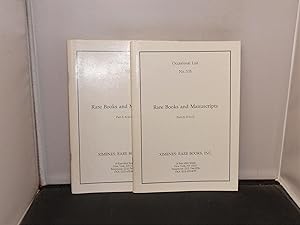 Ximenes Rare Books -Rare Books and Manuscripts Parts 1 to 6 (Occasional Lists 102 to 107,1994)