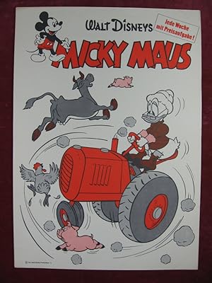 Micky Maus Ankündigungsplakat für Heft 41, 1961.